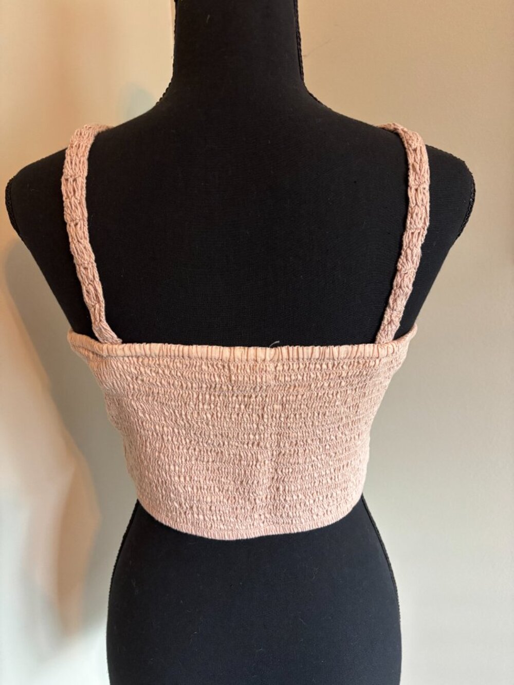 Lucky Brand Crochet Mid-Drift Top - Picture 3 of 3